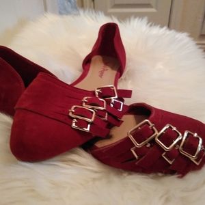 ❣️RED VELVET DRESS SHOES❣️
